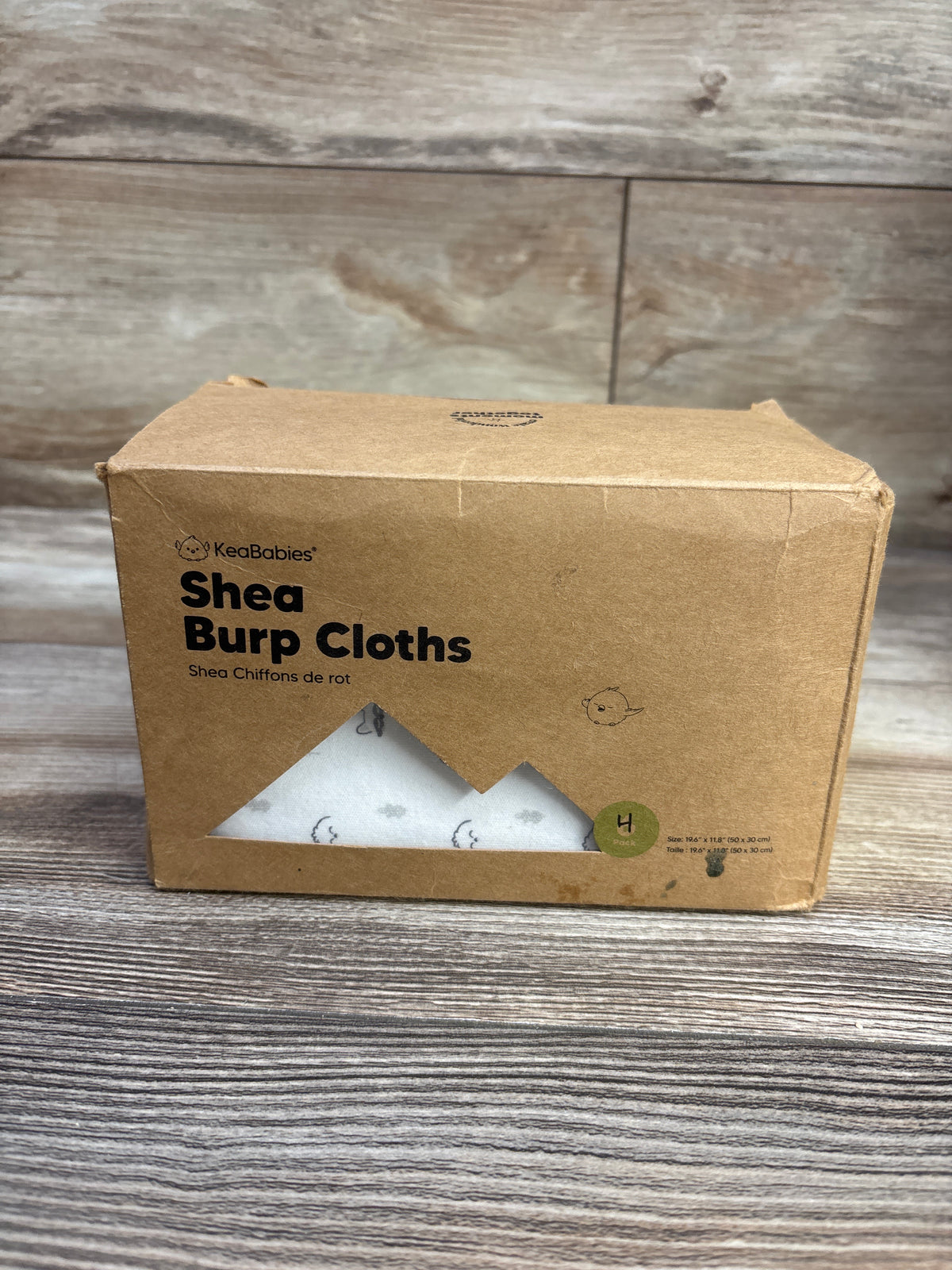 NEW KeaBabies Shea Burp Cloths 4pk
