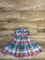 Polo Ralph Lauren Plaid Cotton Madras Shirtdress Multicolor sz 3T
