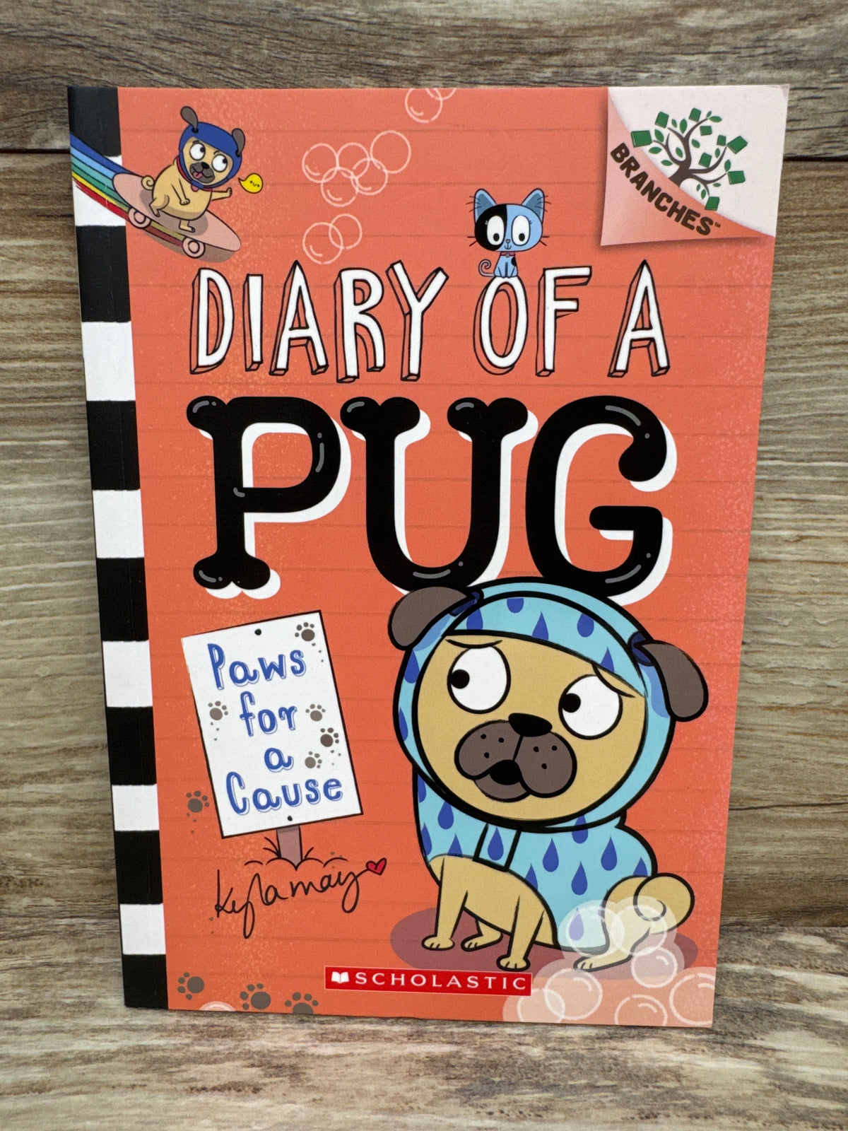 Diary of a Pug #3: Paws for a Cause Paperback Book