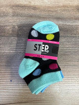NEW Step Up Socks Polka Dot 3pk sz 0-12m