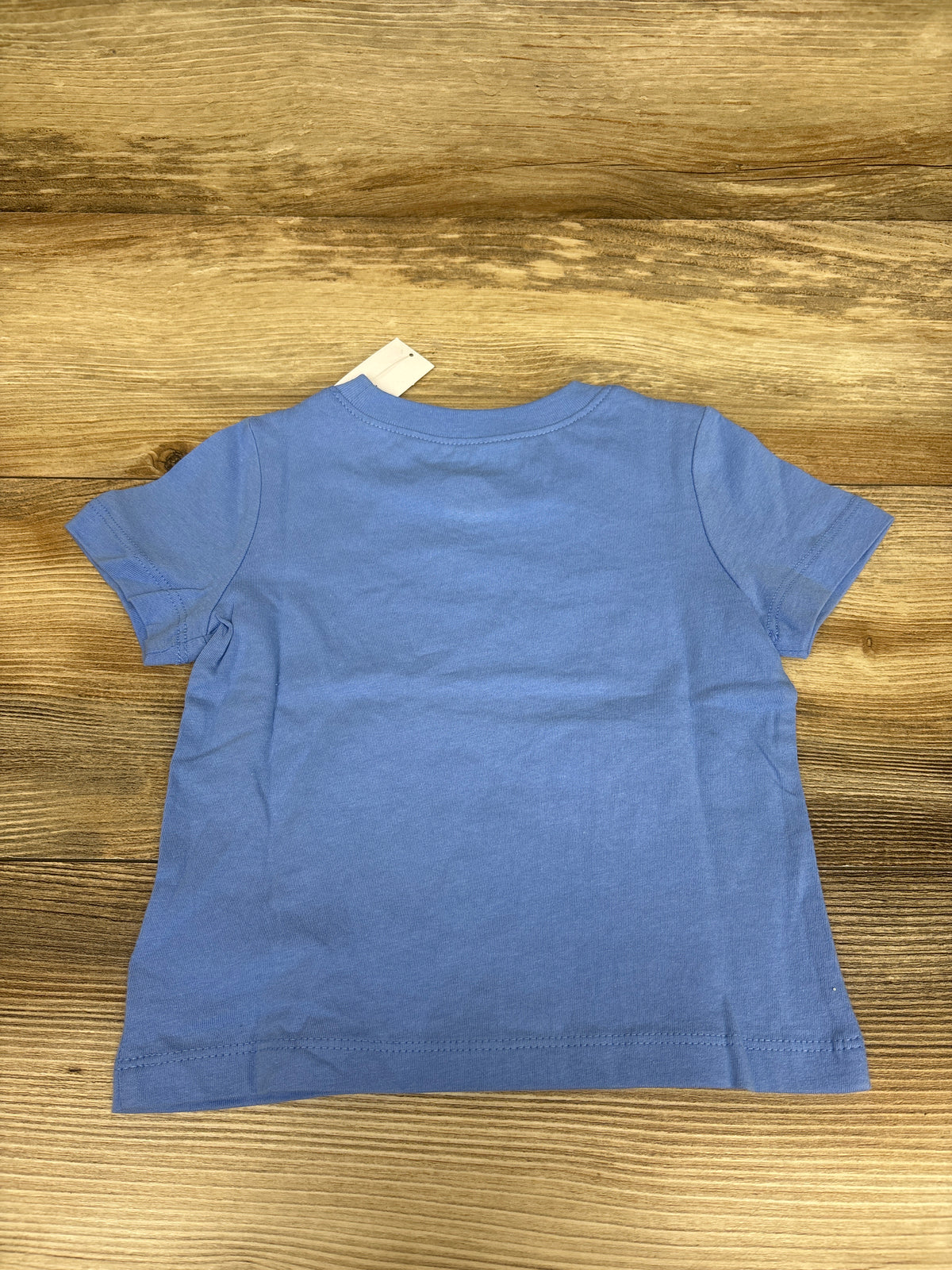 NEW Baby Gap Logo Shirt Blue sz 12-18m