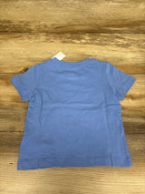 NEW Baby Gap Logo Shirt Blue sz 12-18m