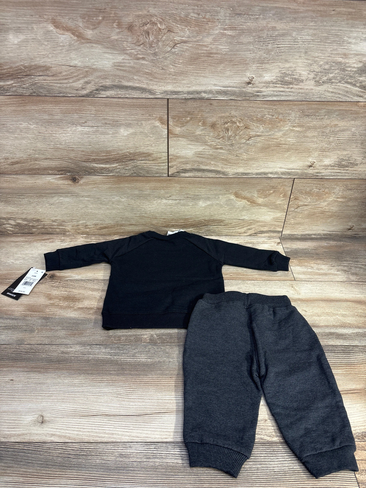 NEW Guns & Roses 2pc Sweatshirt & Joggers Set Black sz 3-6m