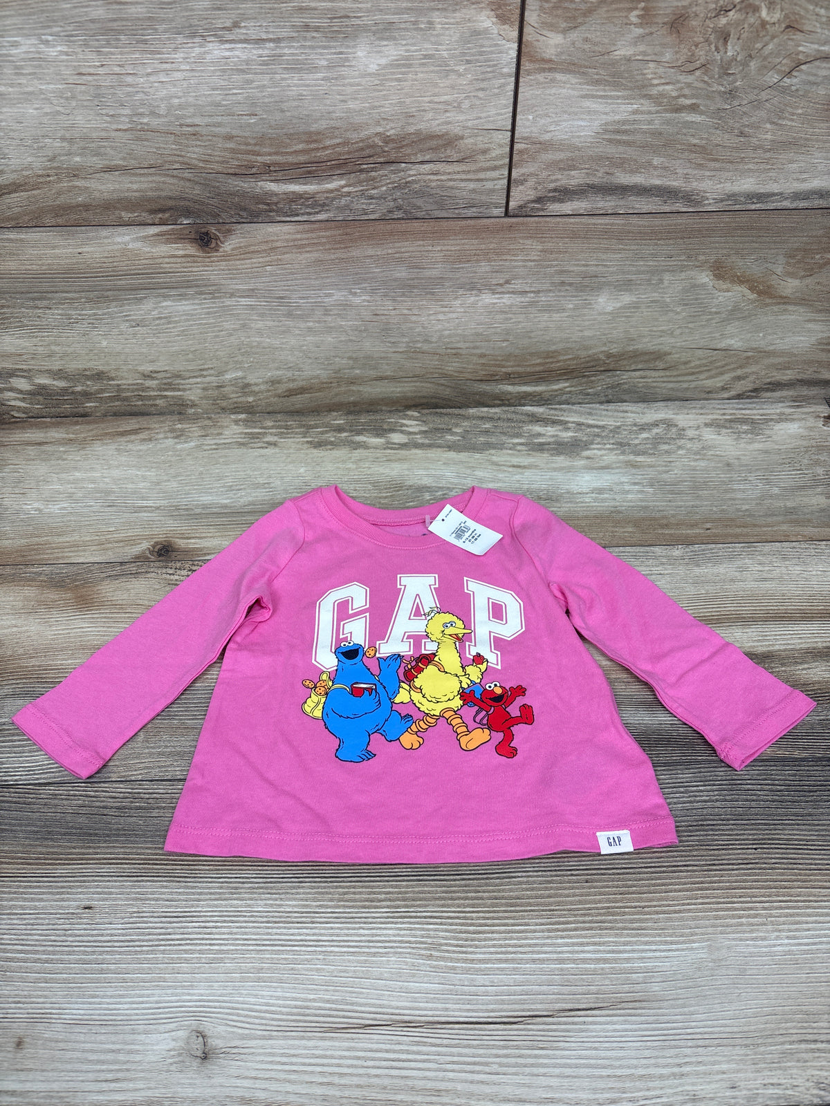 NEW Baby Gap x Sesame Street Shirt Pink sz 6-12m