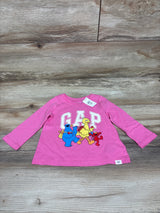 NEW Baby Gap x Sesame Street Shirt Pink sz 6-12m