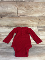 Carter's Pointelle Knit Bodysuit Red sz 18m