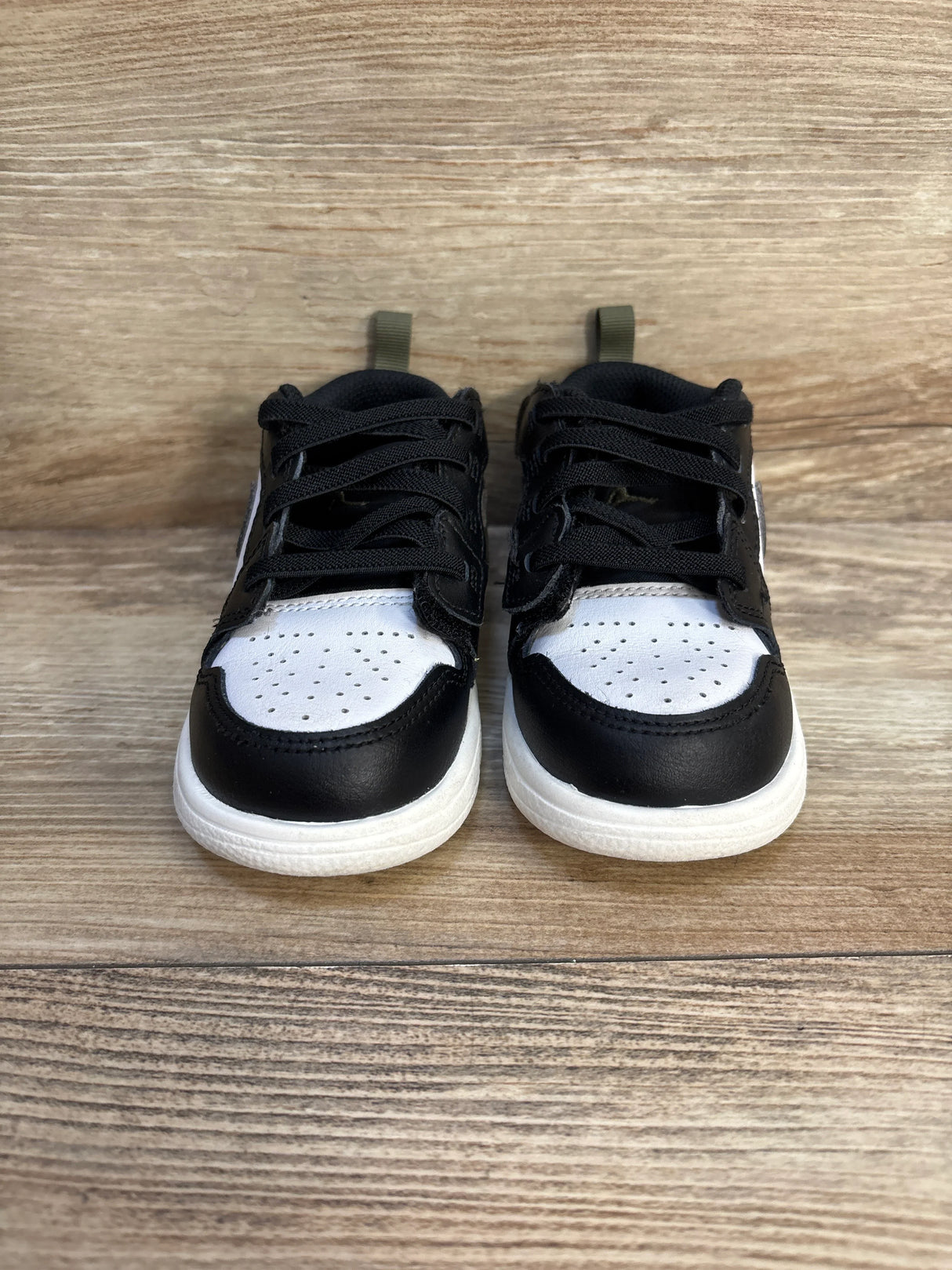 Air Jordan 1 Low ALT TD 'Black Toe Medium Olive' Sneakers sz 8c