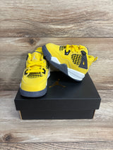 NEW Air Jordan 4 Retro TD 'Lightning' Sneakers sz 4c
