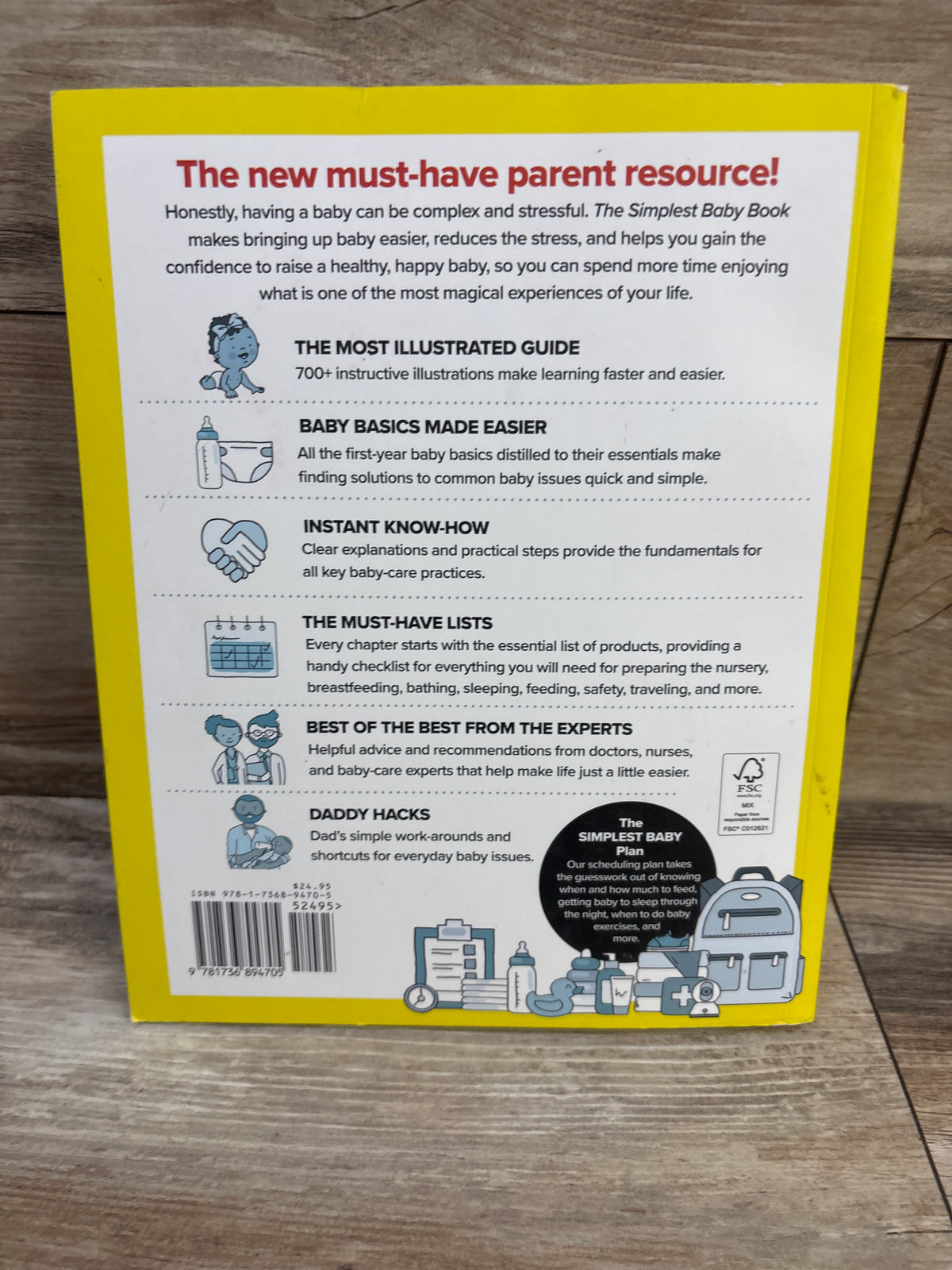 The Simplest Baby Book in the World Paperback Book