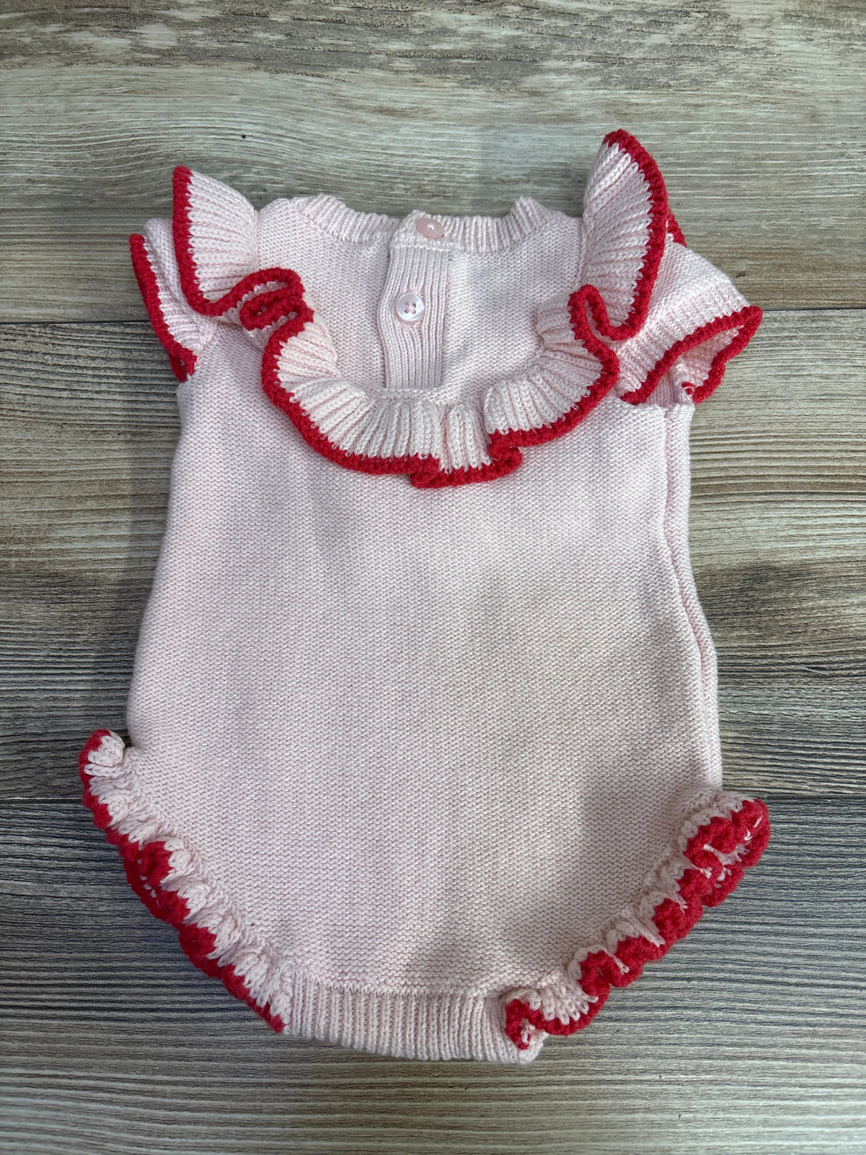 Nicole Miller Sweater Bubble Romper Pink sz 0-3m