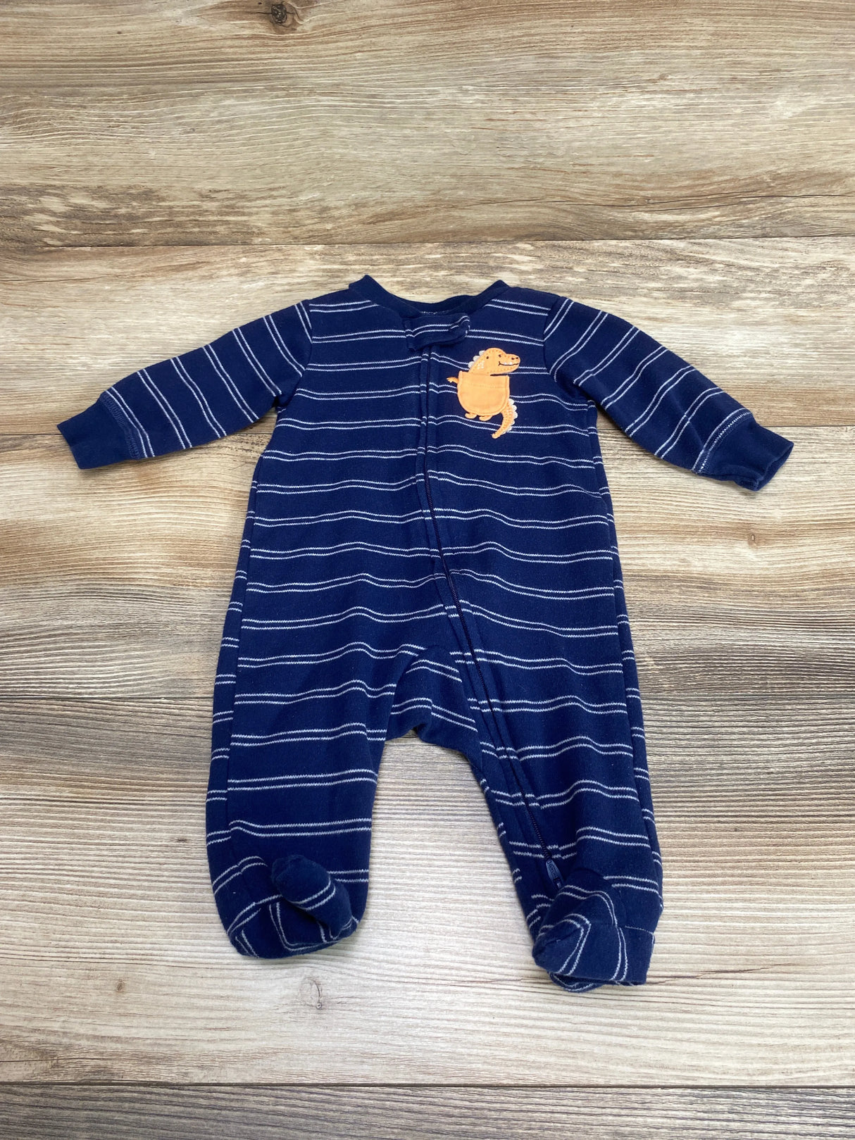 Carter's Striped Sleeper Navy sz 3m