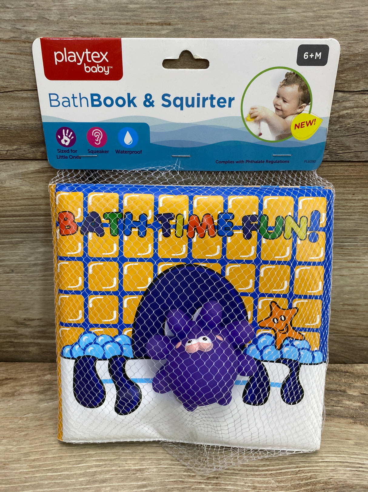 NEW Playtex Bath Book & Squirter