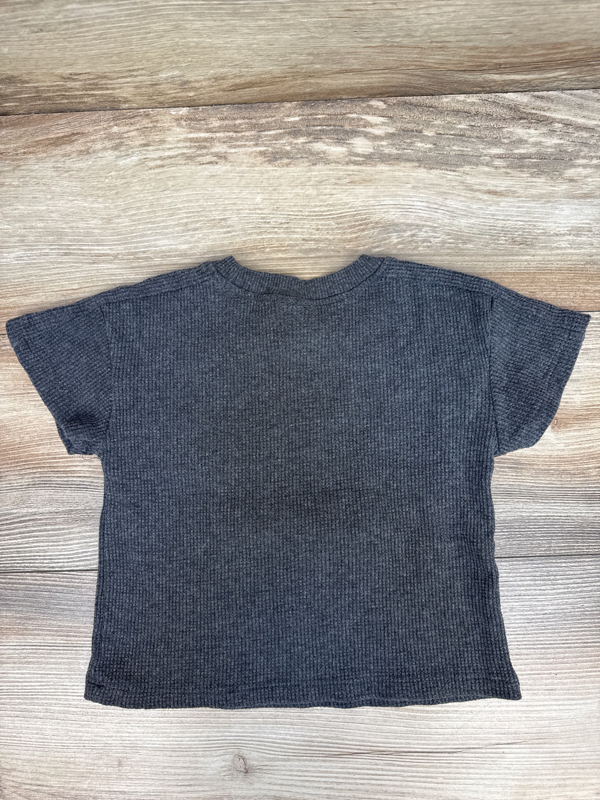 Disney Junior Mickey & Friends Waffle Knit Shirt Grey sz 24m