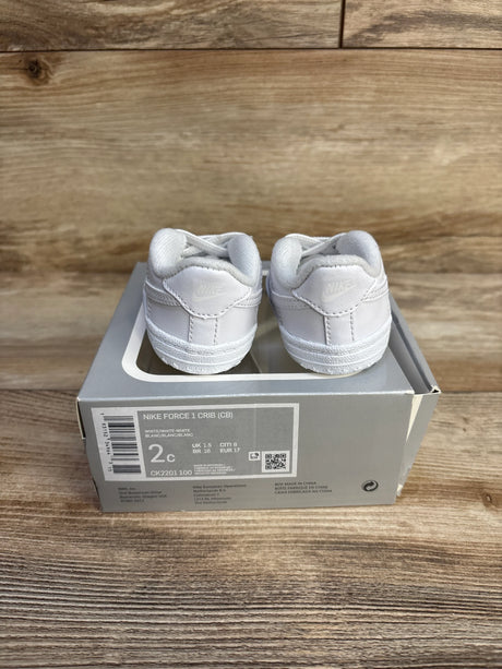 Nike Force 1 Crib White sz 2c - Me n Mommy To Be
