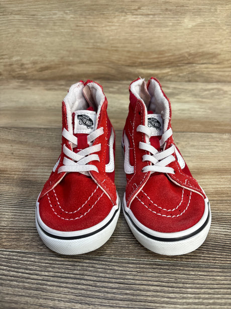 Vans Sk8-Hi Zip Shoe Red sz 8.5 - Me n Mommy To Be