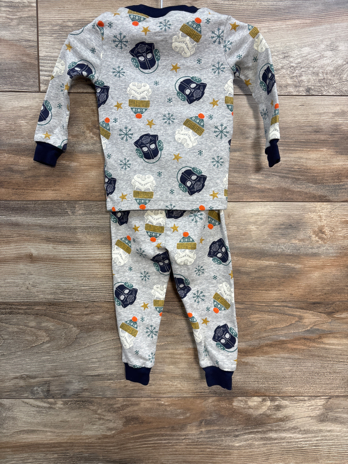 Star Wars 2pc Christmas Pajama Set Grey sz 18m
