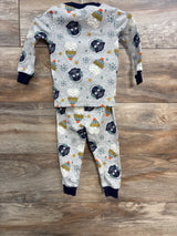 Star Wars 2pc Christmas Pajama Set Grey sz 18m