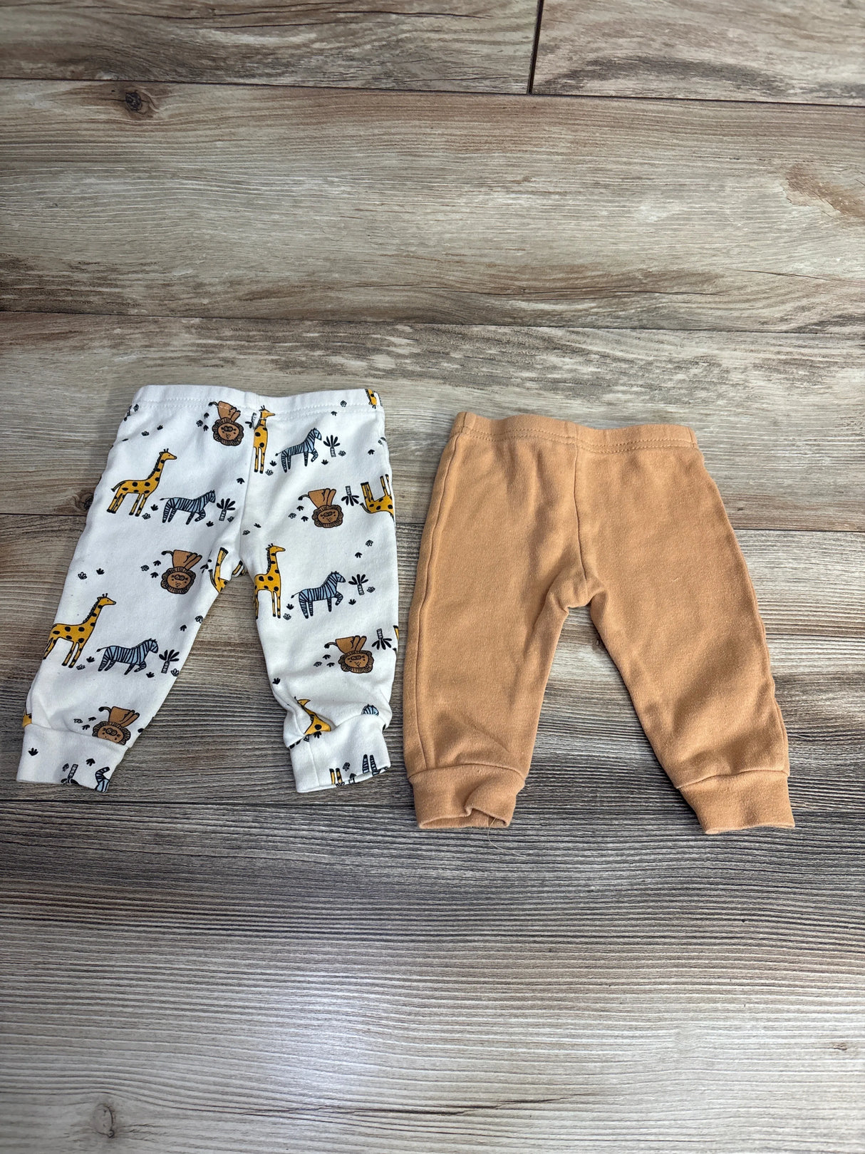 The Peanutshell 2pk Pull On Pants Caramel sz 3-6m