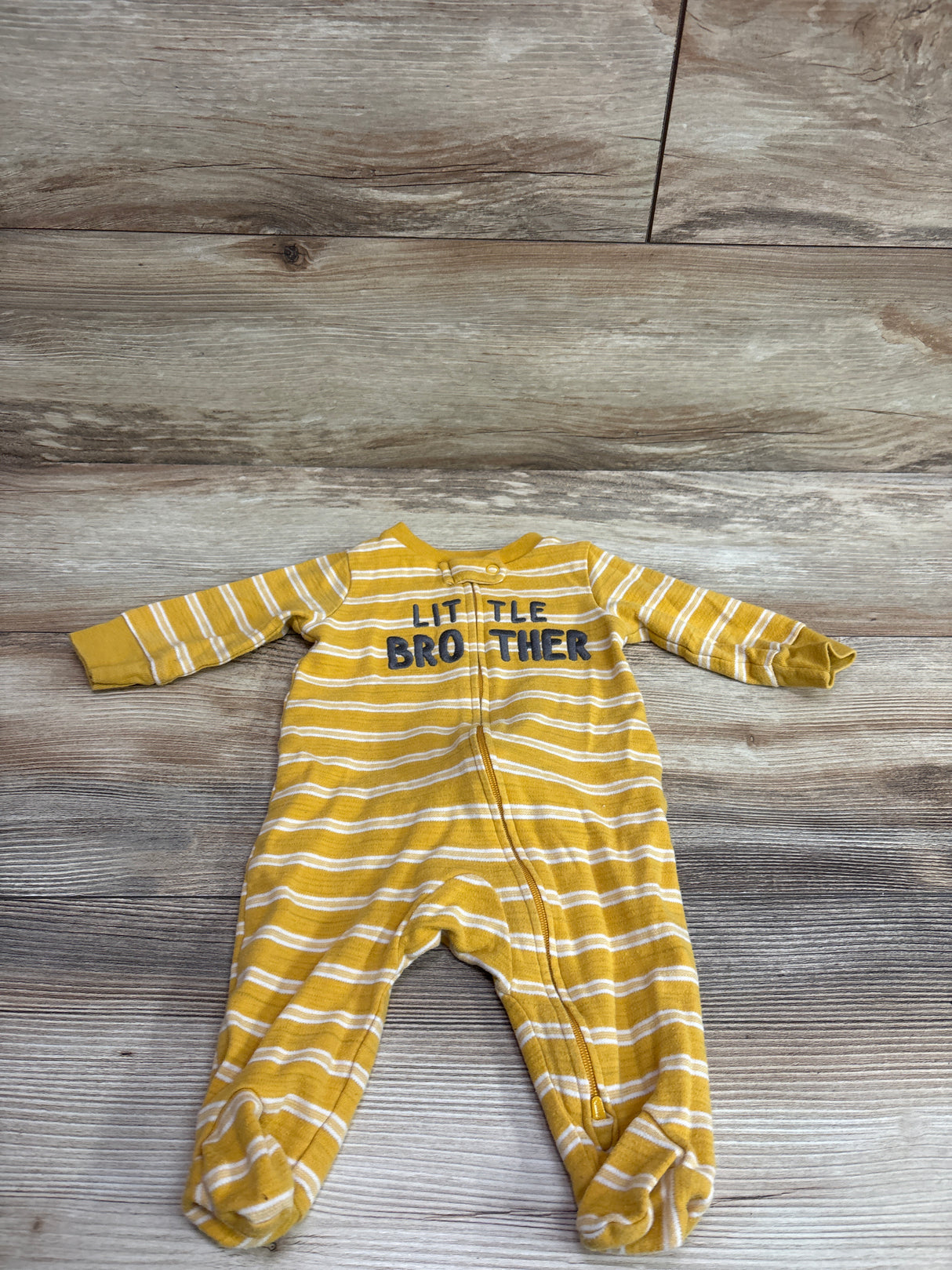 Just One You Little Brother Sleeper Yellow sz 3m