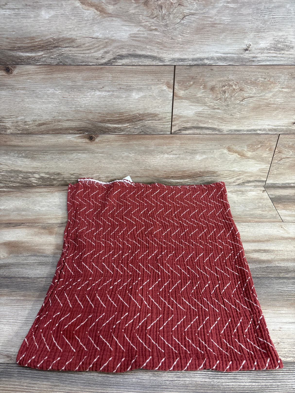 Itzy Ritzy Breastfeeding Boss - Muslin Swaddle Blanket in Rust Mudcloth