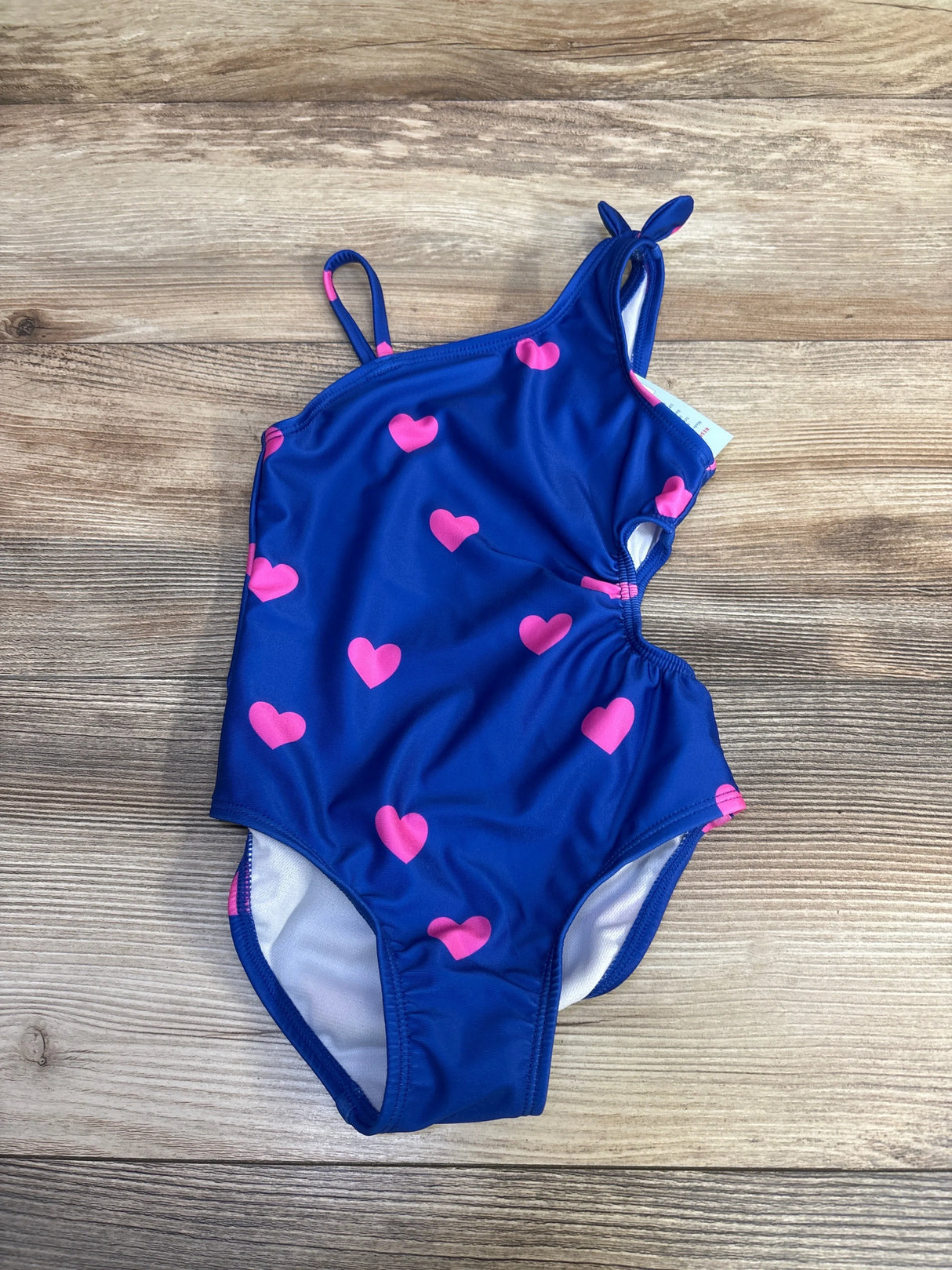 NEW Cat & Jack 1pc Cut-Out Swimsuit Blue sz 2T