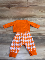 Cat & Jack 2pc Pumpkin Sweatshirt & Joggers Orange sz Newborn
