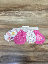NEW Zak & Zoey 4pk No-Scratch Mittens Pink sz 0-12m