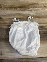 Baby Gap Eyelet Bubble Romper White sz 6-12m