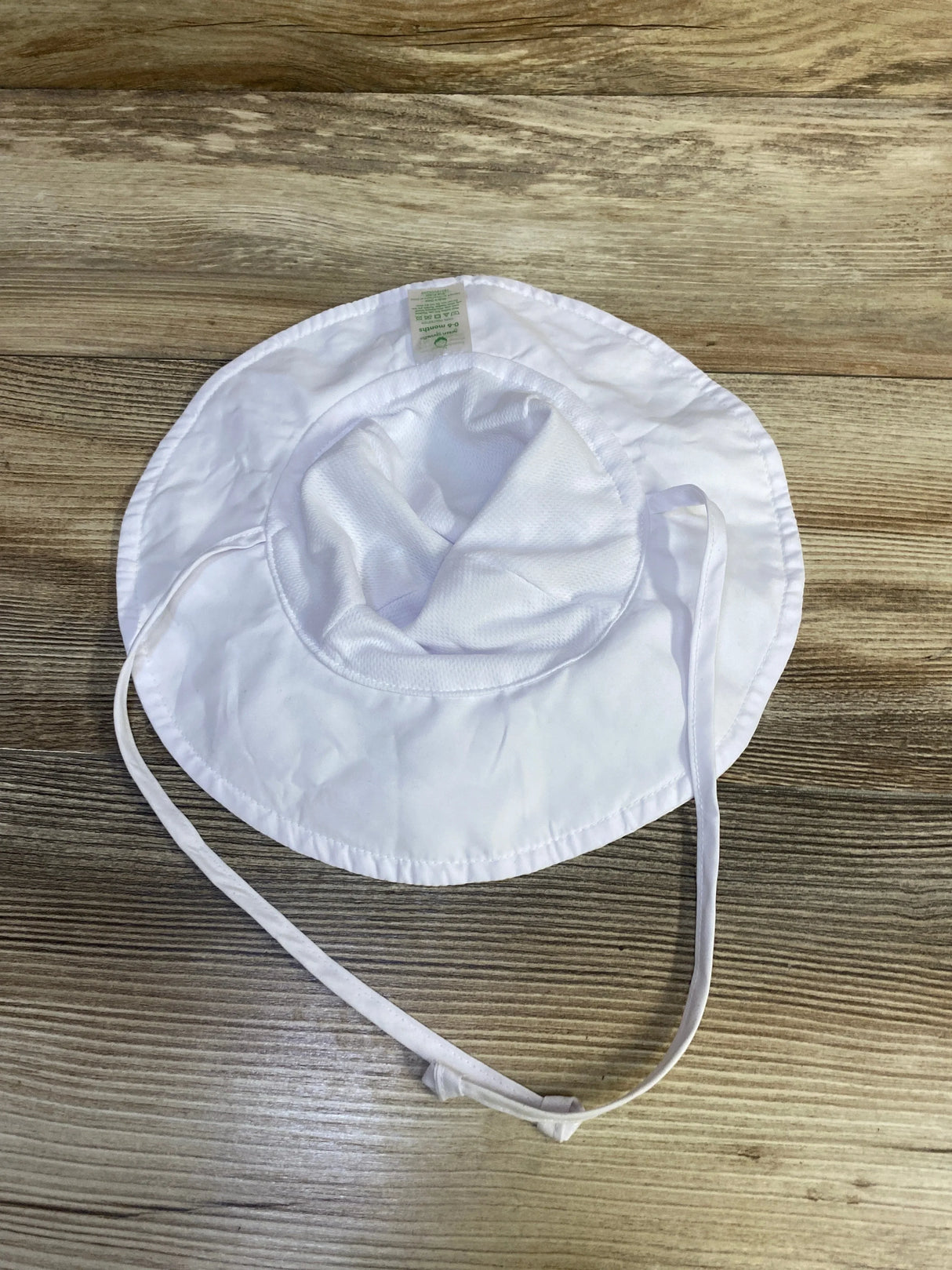 Green Sprouts Breathable Bucket Hat White sz 0-6m