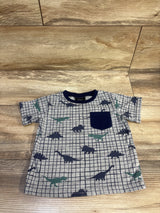 Picapino Dinosaur Shirt Grey sz 18m