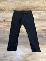 Jumping Beans Tough Cotton Leggings Sparkly Black sz 3T
