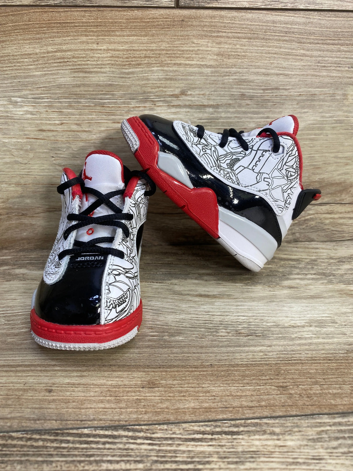 Jordan Dub Zero TD 'Varsity Red' Sneakers sz 5c - Me n Mommy To Be