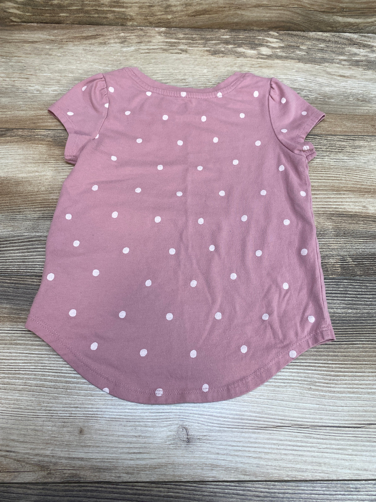 Cat & Jack Polka Dot Shirt Pink sz 4T