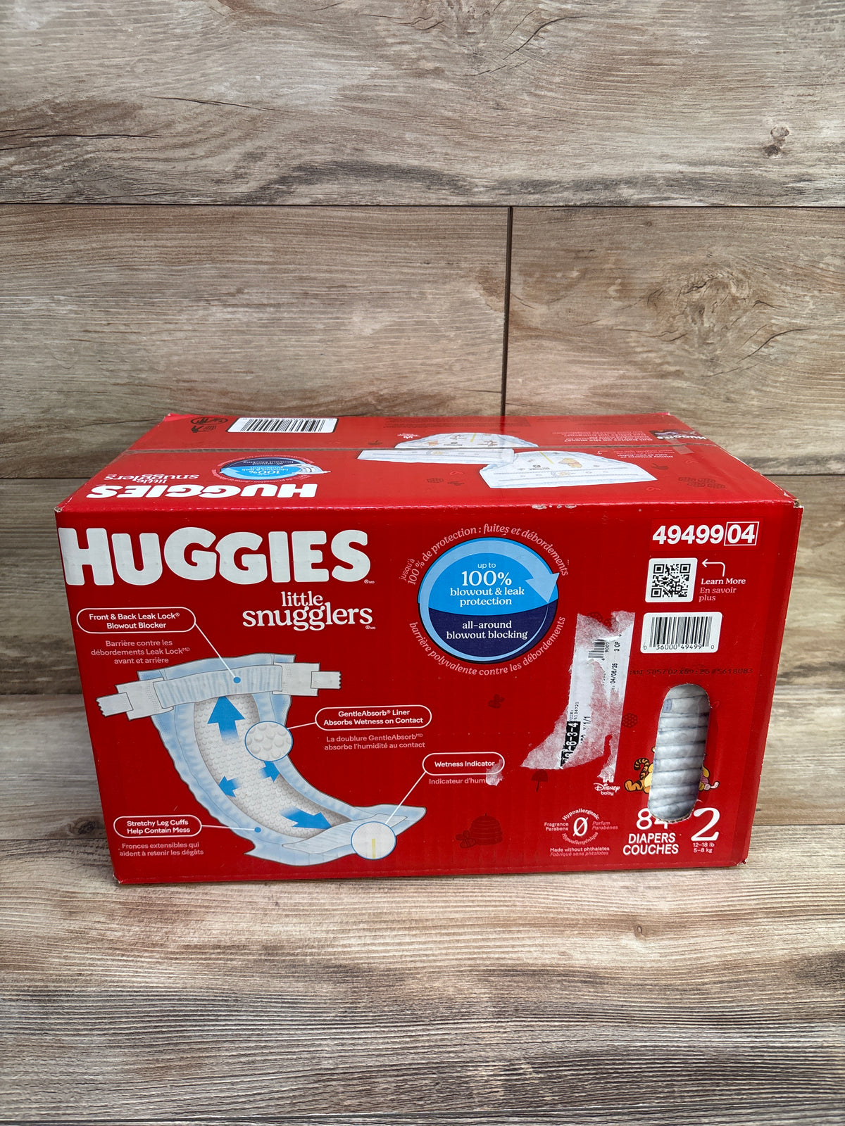 NEW Huggies Little Snugglers Diapers Size 2 84ct