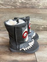 Jumping Beans Keeya Owl Mid-Calf Boots Grey sz 5c
