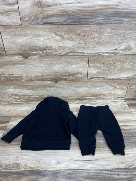Old Navy 2pc Skeleton Hoodie & Jogger Black sz 12-18m - Me n Mommy To Be