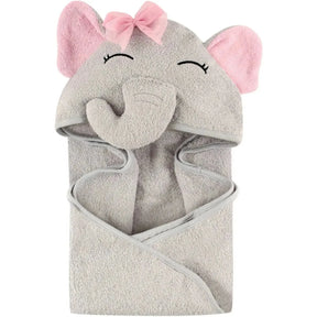 NEW Hudson Baby Hooded Towel Pretty Elephant, Grey - Me n Mommy To Be