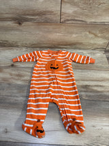 Just One You Striped Pumpkin Blanket Sleeper Orange sz 3m