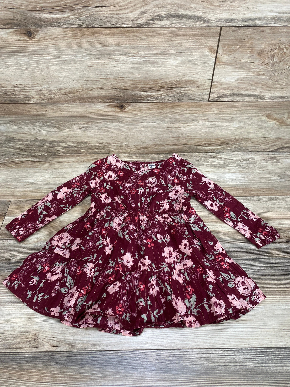 Oshkosh Floral Dress Red sz 3T