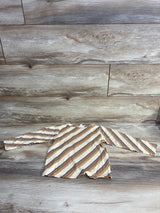 Kate Quinn Striped Long Sleeve Shirt Cream sz 3T