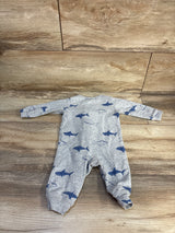 Just One You Footless Sleeper Grey sz 3m