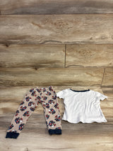Mario Kart 2pc Pajama Set Ivory sz 3T