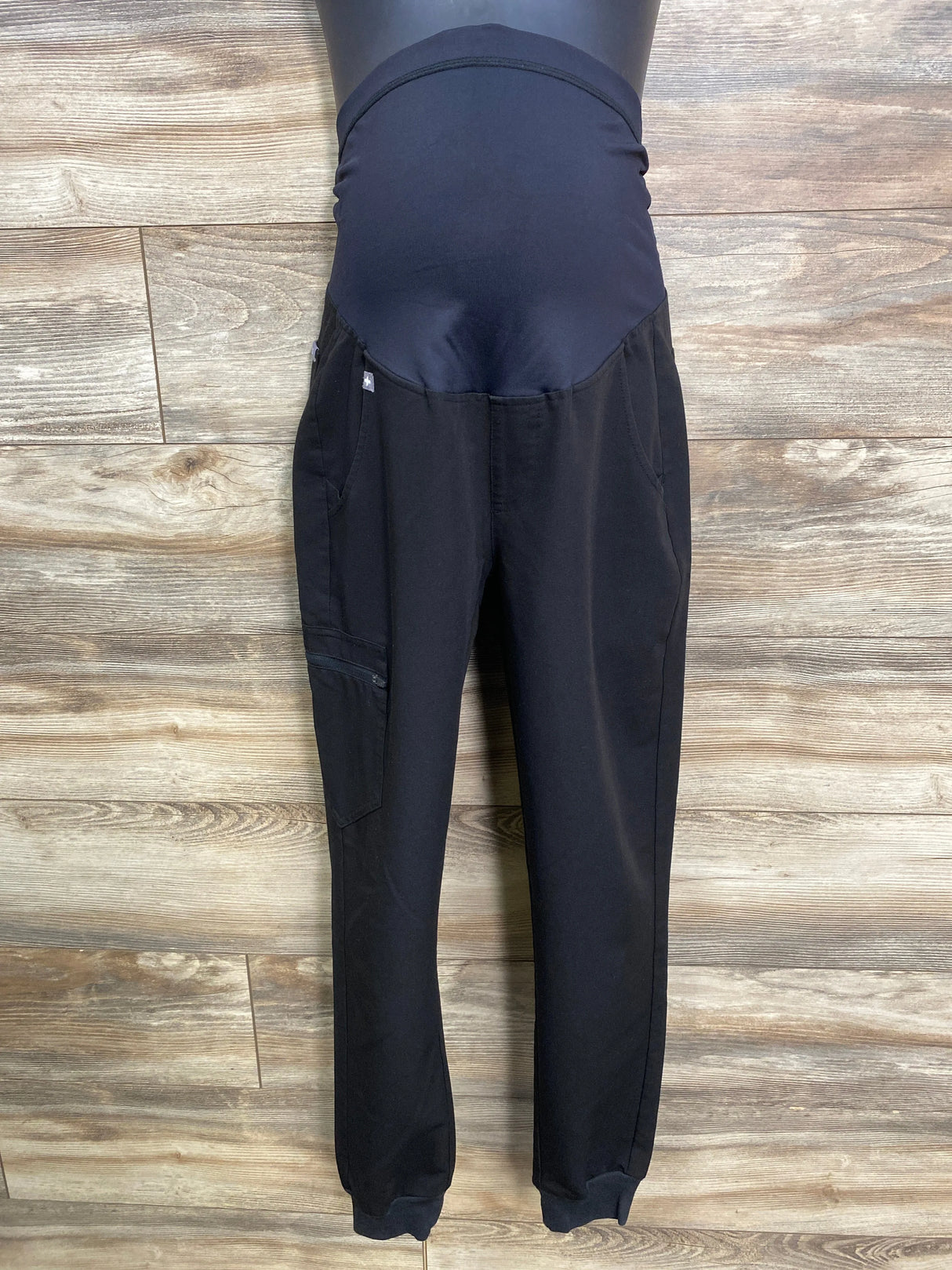 Figs Maternity Jogger Scrubs Black sz Small