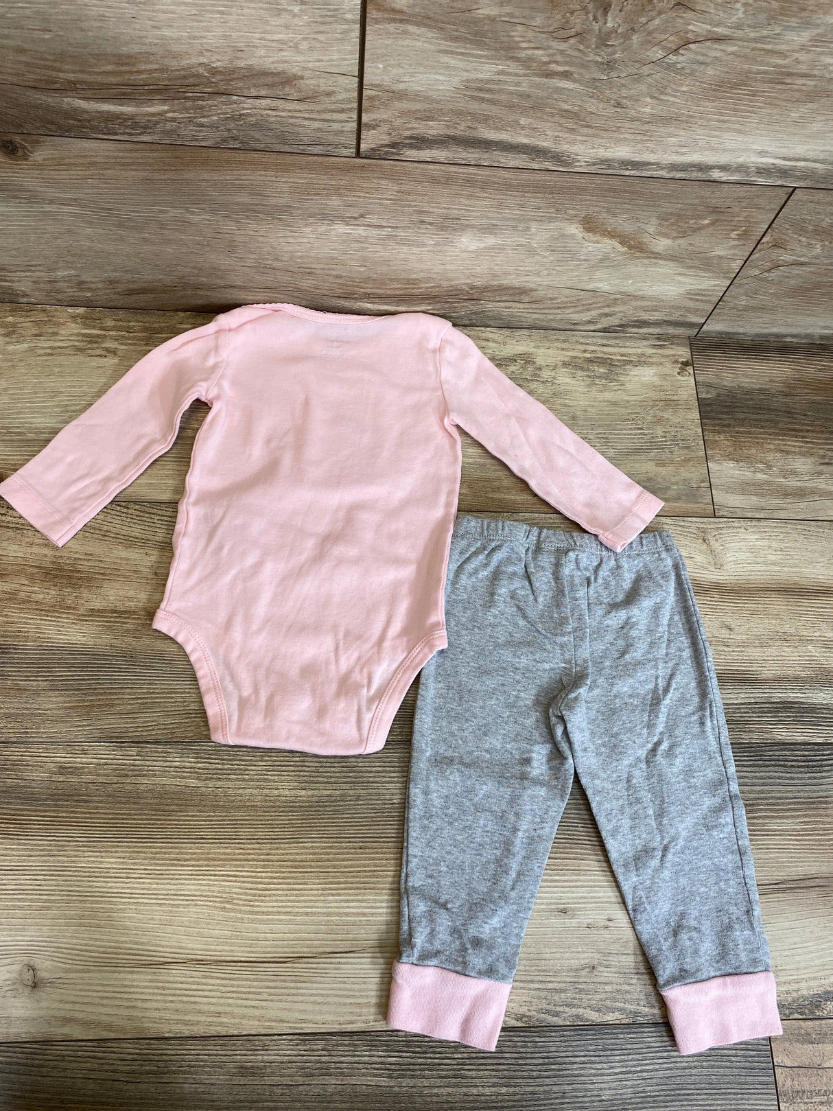 Carter's 2pc Bunny Bodysuit & Pants Pink sz 12m