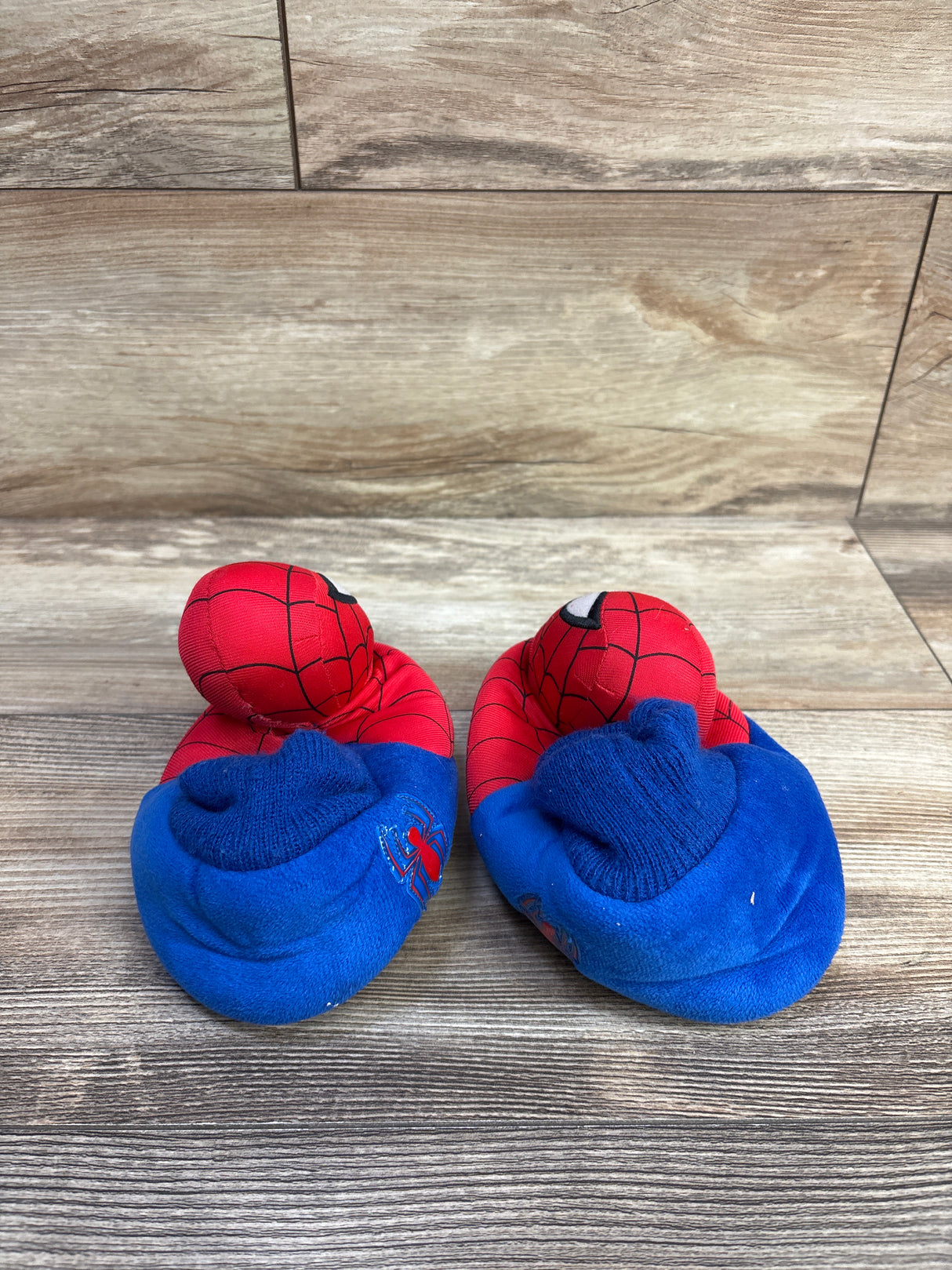 Marvel Spider-Man 3D Plush Slippers Red sz 11/12c
