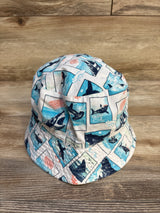 Reversible Bucket Hat Navy/Sharks One Size