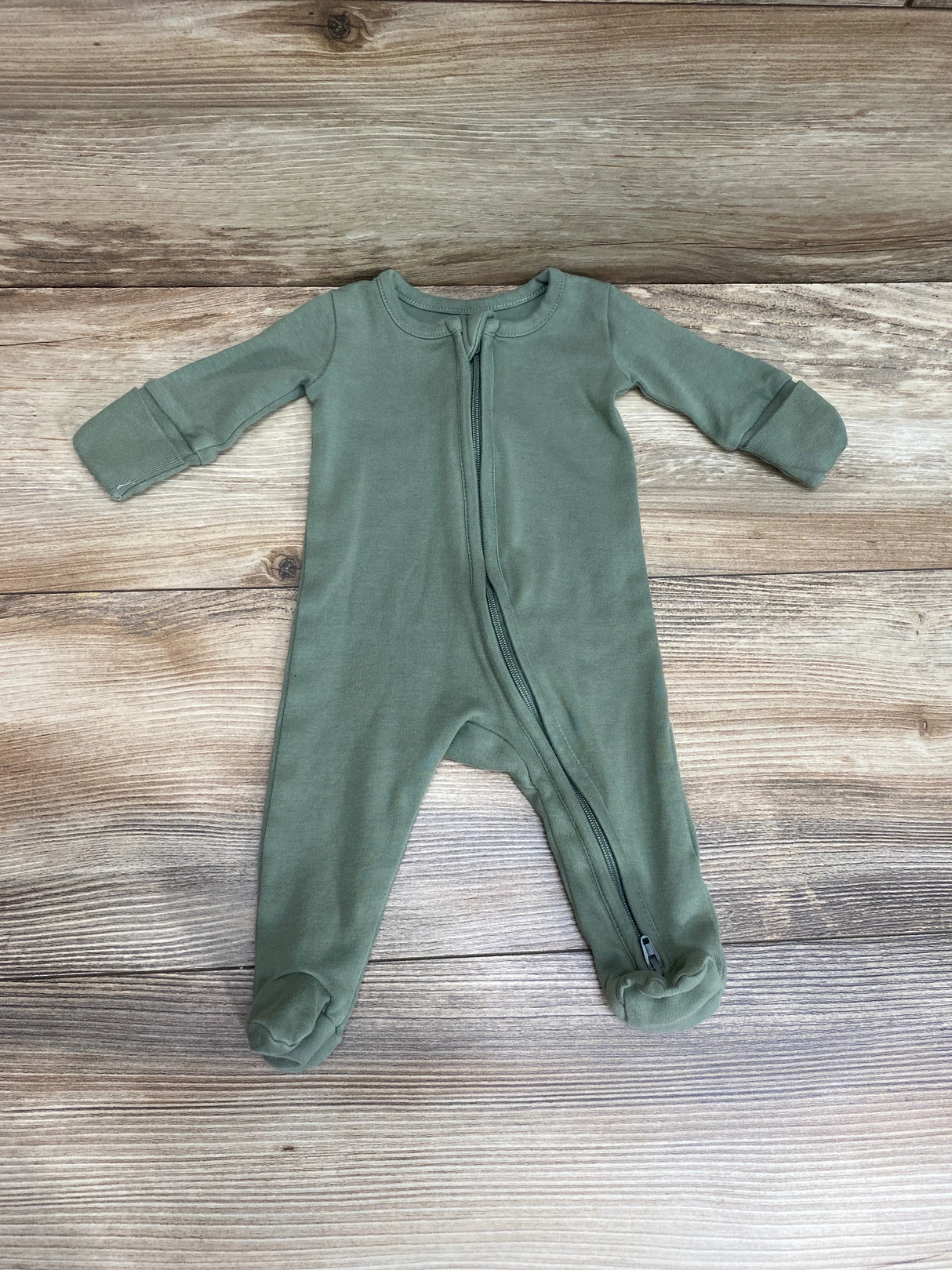 Colored Organics Sleeper Green sz Newborn