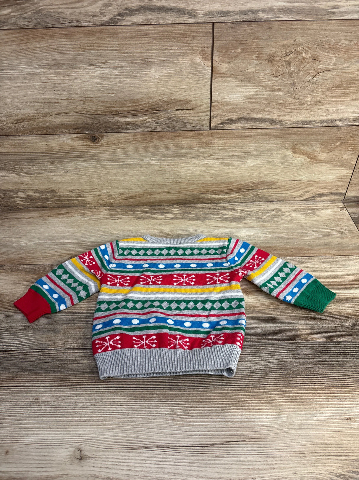 Disney Store Striped Mickey Mouse Sweater Grey sz 9-12m