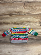 Disney Store Striped Mickey Mouse Sweater Grey sz 9-12m