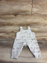 Disney Baby Winnie The Pooh Ribbed Overalls Grey sz 0-3m